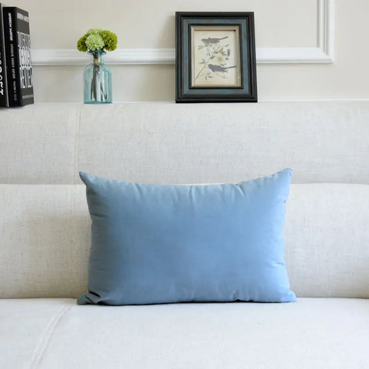 HerPillow Co. Velvet Throw Pillow for Sofa Decor