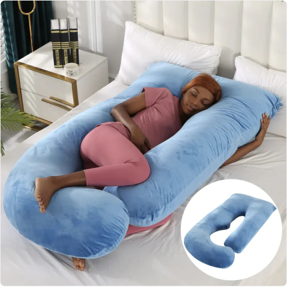 Pregnancy Waist Support Pillow for Side Sleeping | Maternity Belly Relief Cushion