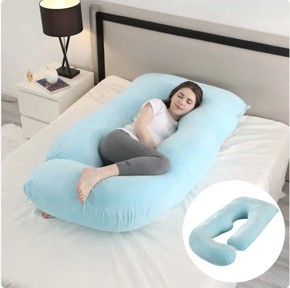 Pregnancy Waist Support Pillow for Side Sleeping | Maternity Belly Relief Cushion