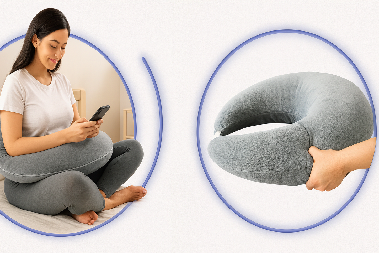 HerPillow U-Shape Pregnancy & Nursing Waist Pillow