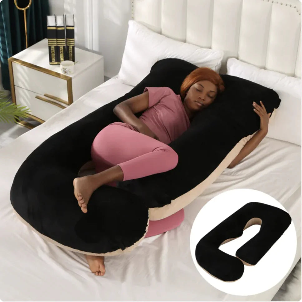 Pregnancy Waist Support Pillow for Side Sleeping | Maternity Belly Relief Cushion
