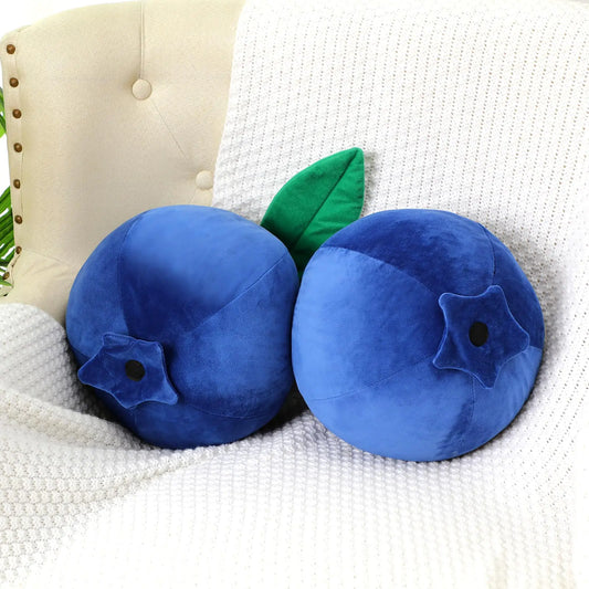 HerPillow Co. Decorative Cute Blueberry Plush Pillow