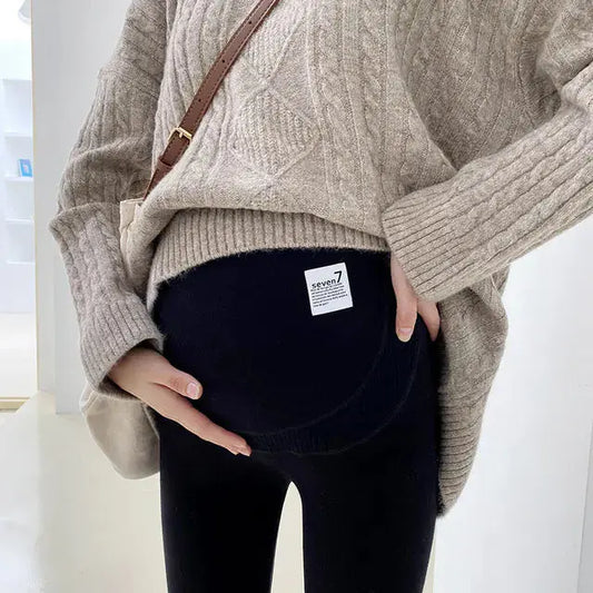 HerPillow Comfortable Slim Stretch Cotton Maternity Pants HerPillow.store