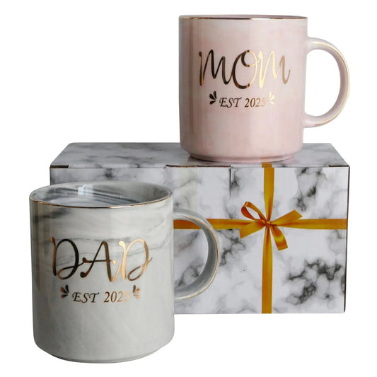 HerPillow New Mom and Dad Est 2025 -New Parents Pregnancy AnnouncementMommy and Daddy First Time Pregnancy Gift，New Parents Gifts For Couples 2025 HerPillow.store