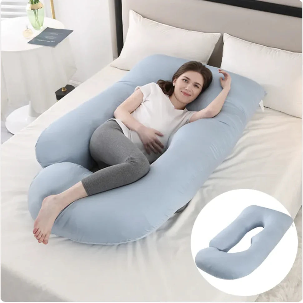 Pregnancy Waist Support Pillow for Side Sleeping | Maternity Belly Relief Cushion