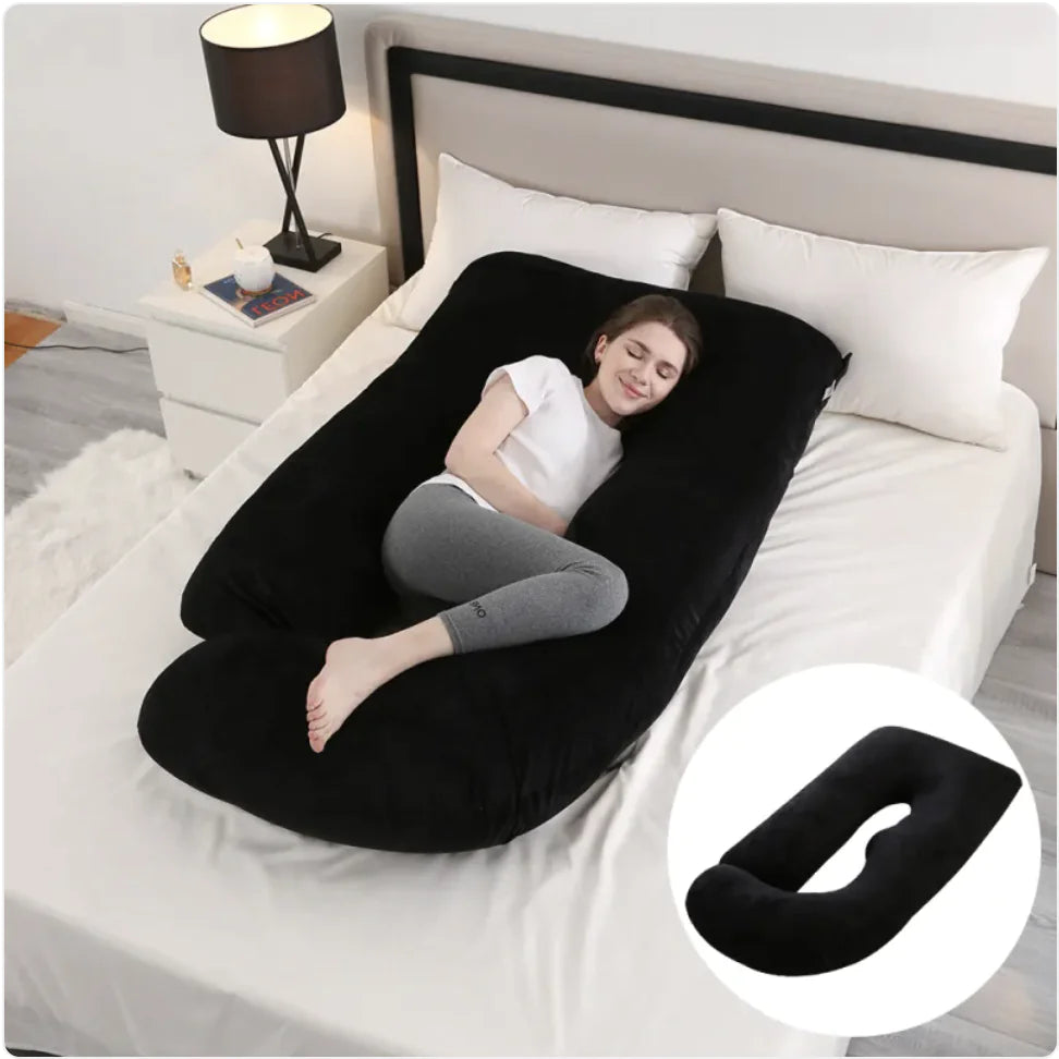 Pregnancy Waist Support Pillow for Side Sleeping | Maternity Belly Relief Cushion