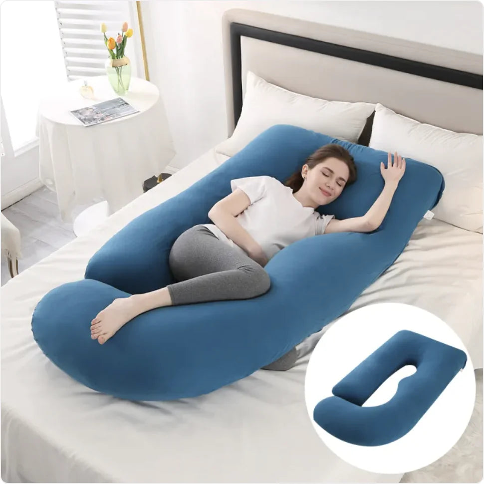 Pregnancy Waist Support Pillow for Side Sleeping | Maternity Belly Relief Cushion